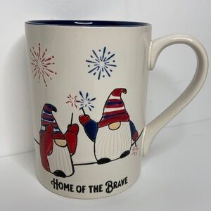 Home Of The Brave Ceramic Coffee Mug Independence